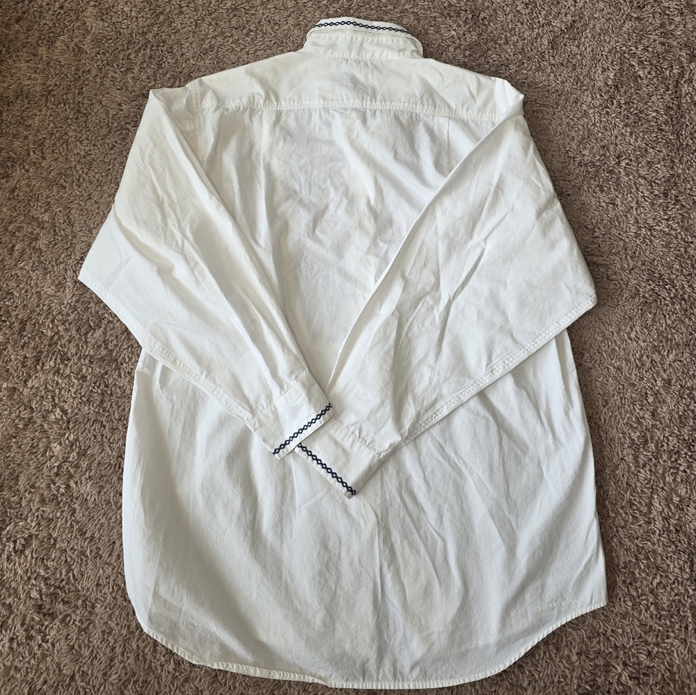 Women's Vintage Western Style Embroidered Button Down Shirt Size Medium - Picture 10 of 11